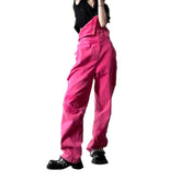 Jeans-Overall in Y2k-Farben für Damen